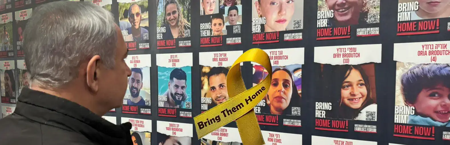 NetanahuHostagesRibbon