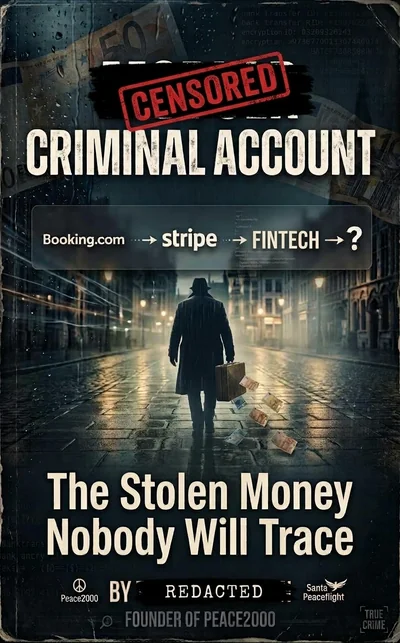 Book cover: Criminal Account – The Stolen Money Nobody Will Trace