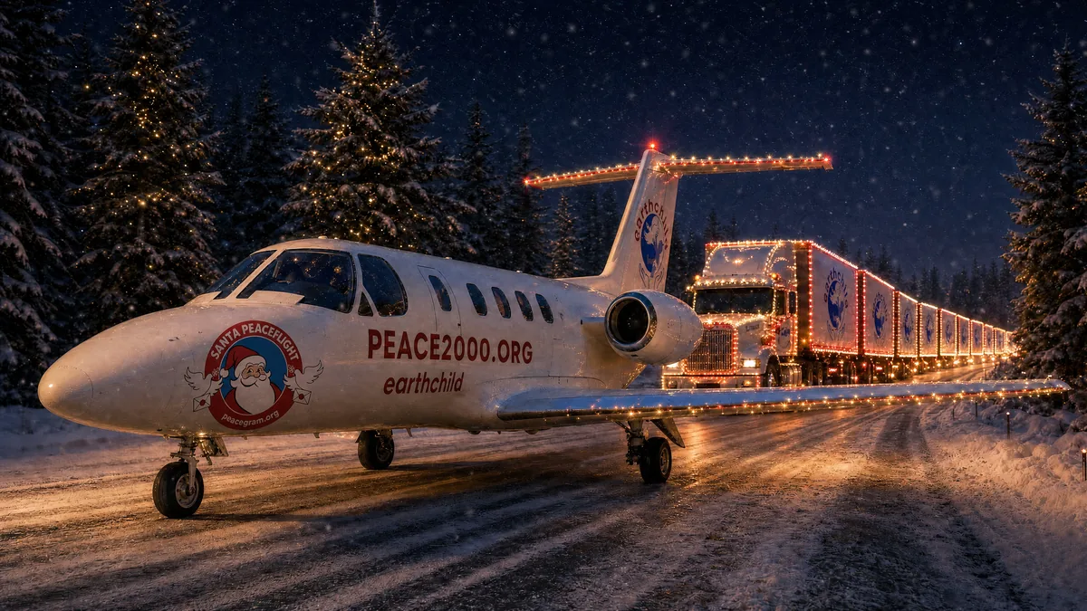 Santa Peaceflight convoy